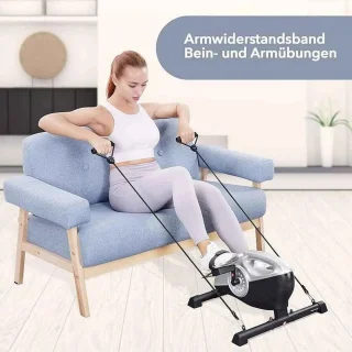 Mini Hometrainer Indoorfiets Zwart