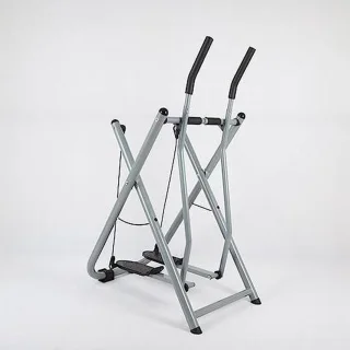 De Opvouwbare Crosstrainer - Dubbele Trainer - Zilver in één oogopslag