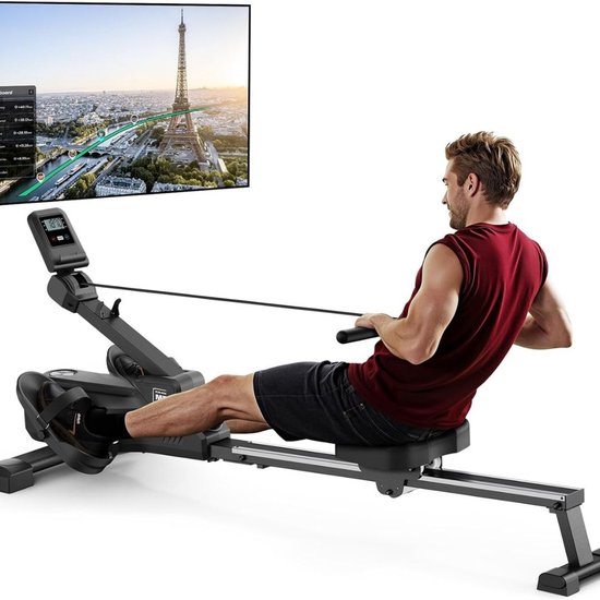 Roeiapparaat Crosstrainer Zwart