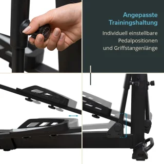 Skandika Carbon P20-R Crosstrainer Set inclusief Mat