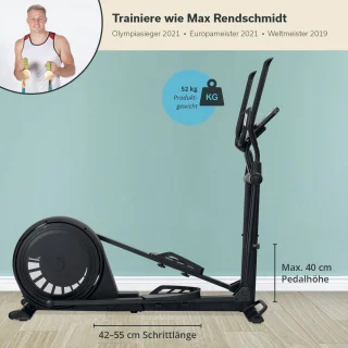 Skandika Carbon P20-R Crosstrainer zwart
