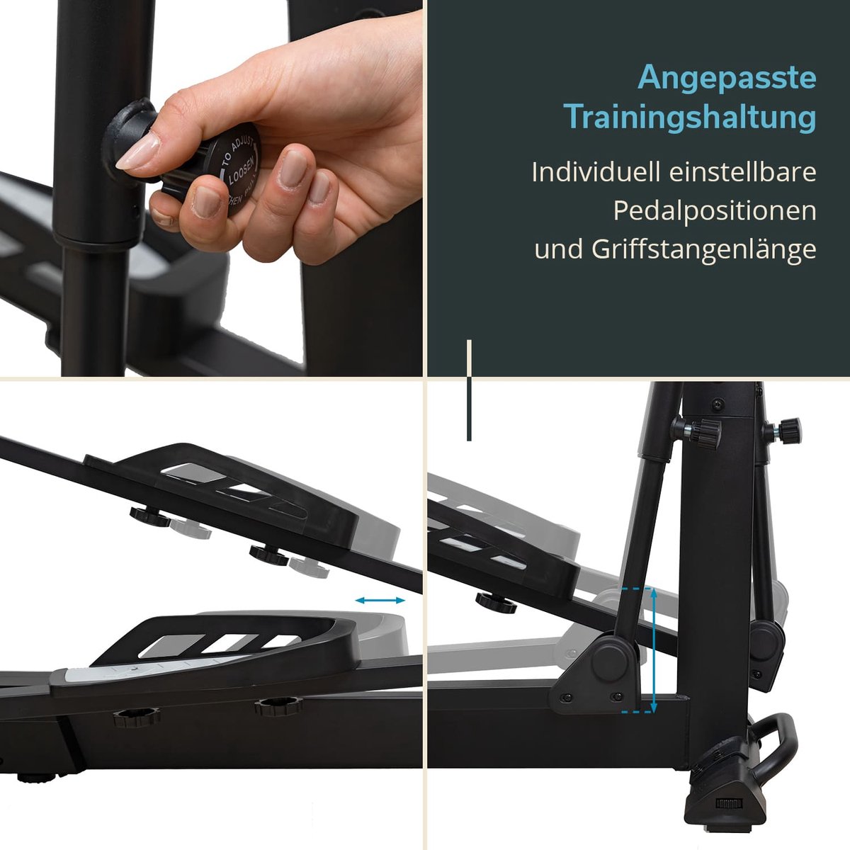 Skandika Carbon P20-R Crosstrainer zwart