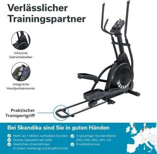 Skandika Carbon P23 Crosstrainer Set
