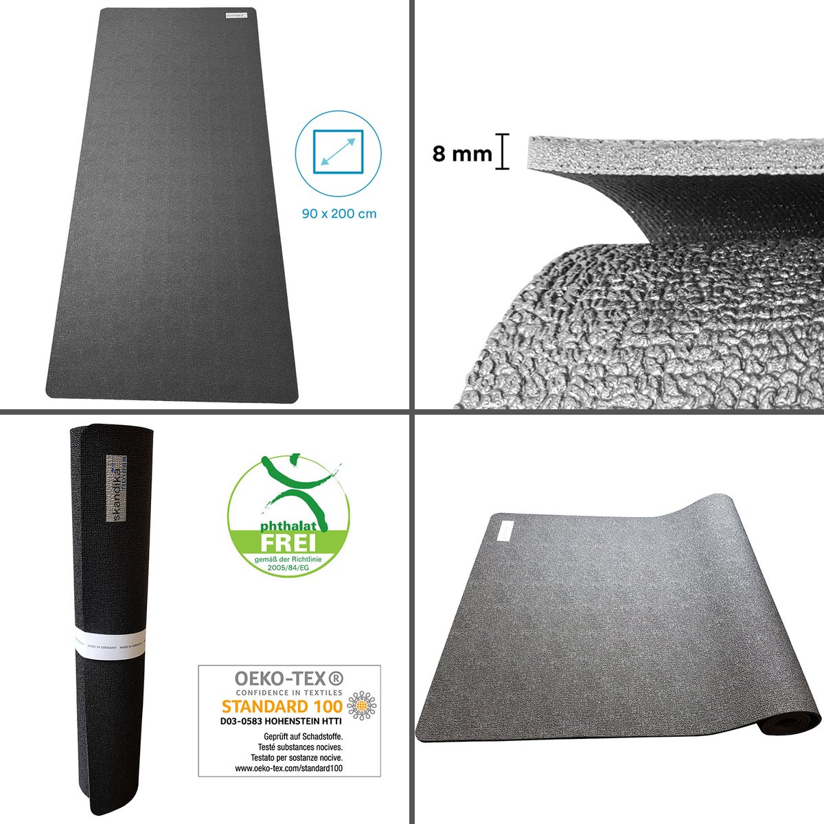 Skandika CardioCross Carbon Champ Elliptische Crosstrainer zwart