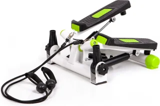 Stepper Crosstrainer Groene Aluminium Stepper Met Elastische Trainer