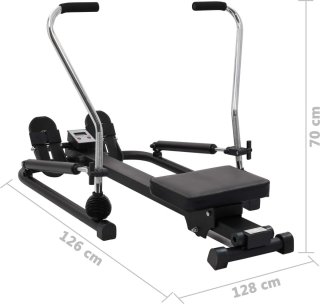 vidaXL Roeitrainer hydraulisch 5-niveaus