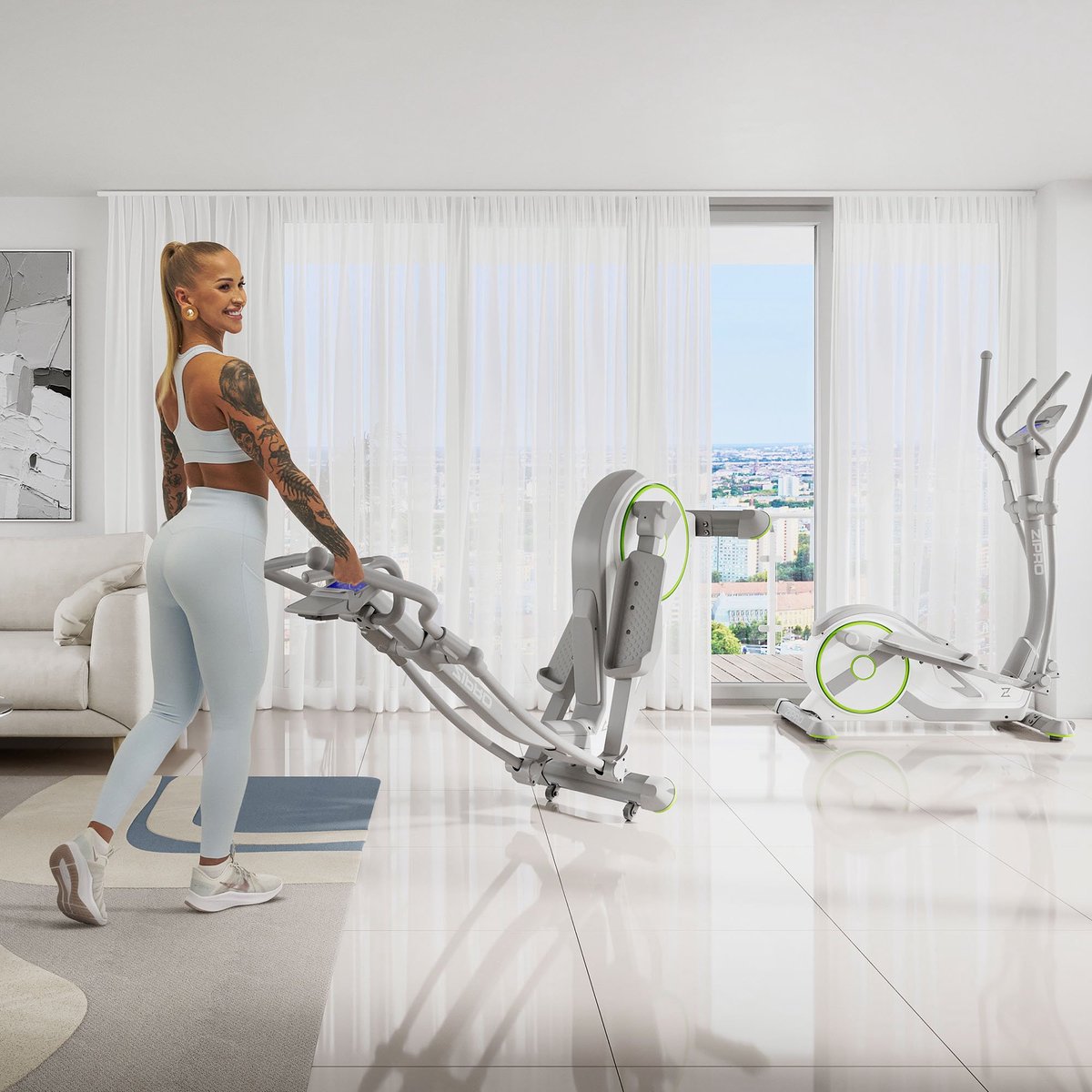 Wat vinden we goed aan de Zipro Wave White Elektromagnetische Crosstrainer