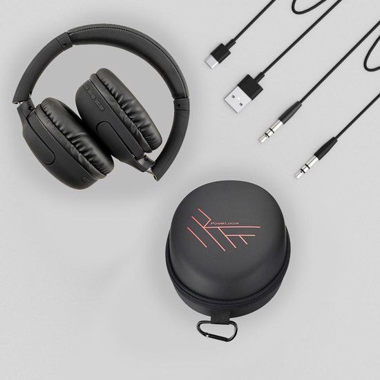 PowerLocus Draadloze on-ear Bluetooth-hoofdtelefoon, hifi-stereo diepe bas, zachte oorbeschermers, opvouwbare hoofdtelefoon met geïntegreerde microfoon, draadloze en bekabelde hoofdtelefoon voor mobiele telefoons PowerLocus Draadloze on-ear Bluetooth-hoofdtelefoon, hifi-stereo diepe bas, zachte oorbeschermers, opvouwbare hoofdtelefoon met geïntegreerde microfoon, draadloze en bekabelde hoofdtelefoon voor mobiele telefoons