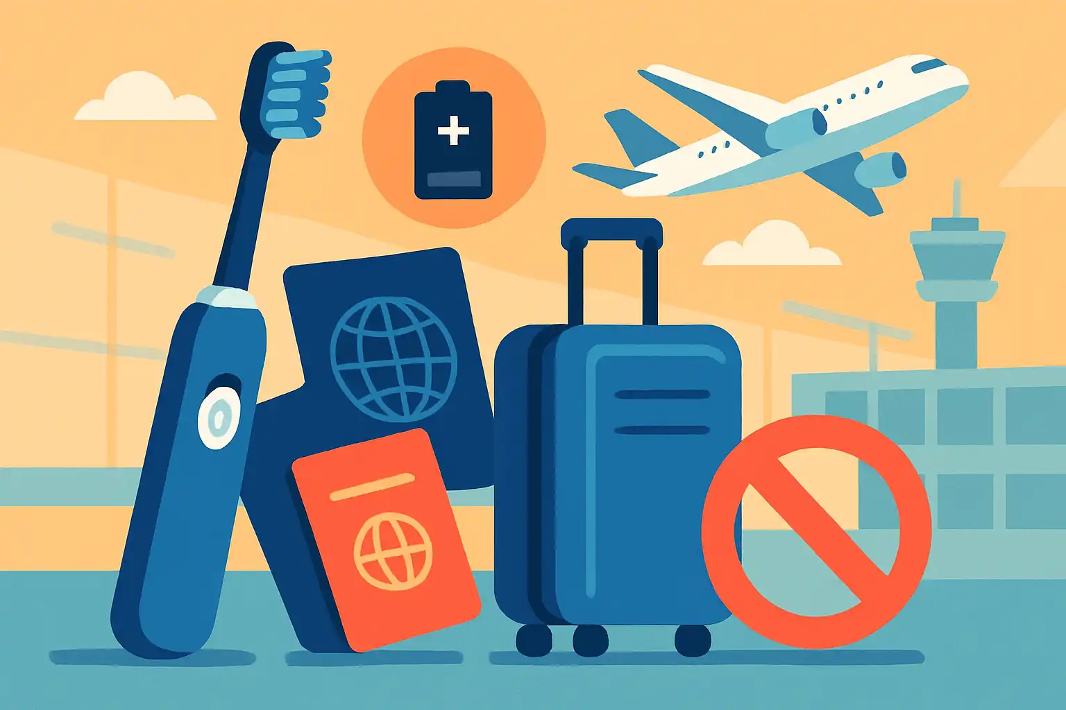 Mag je elektrische tandenborstel mee in je handbagage? zo voorkom je problemen op het vliegveld