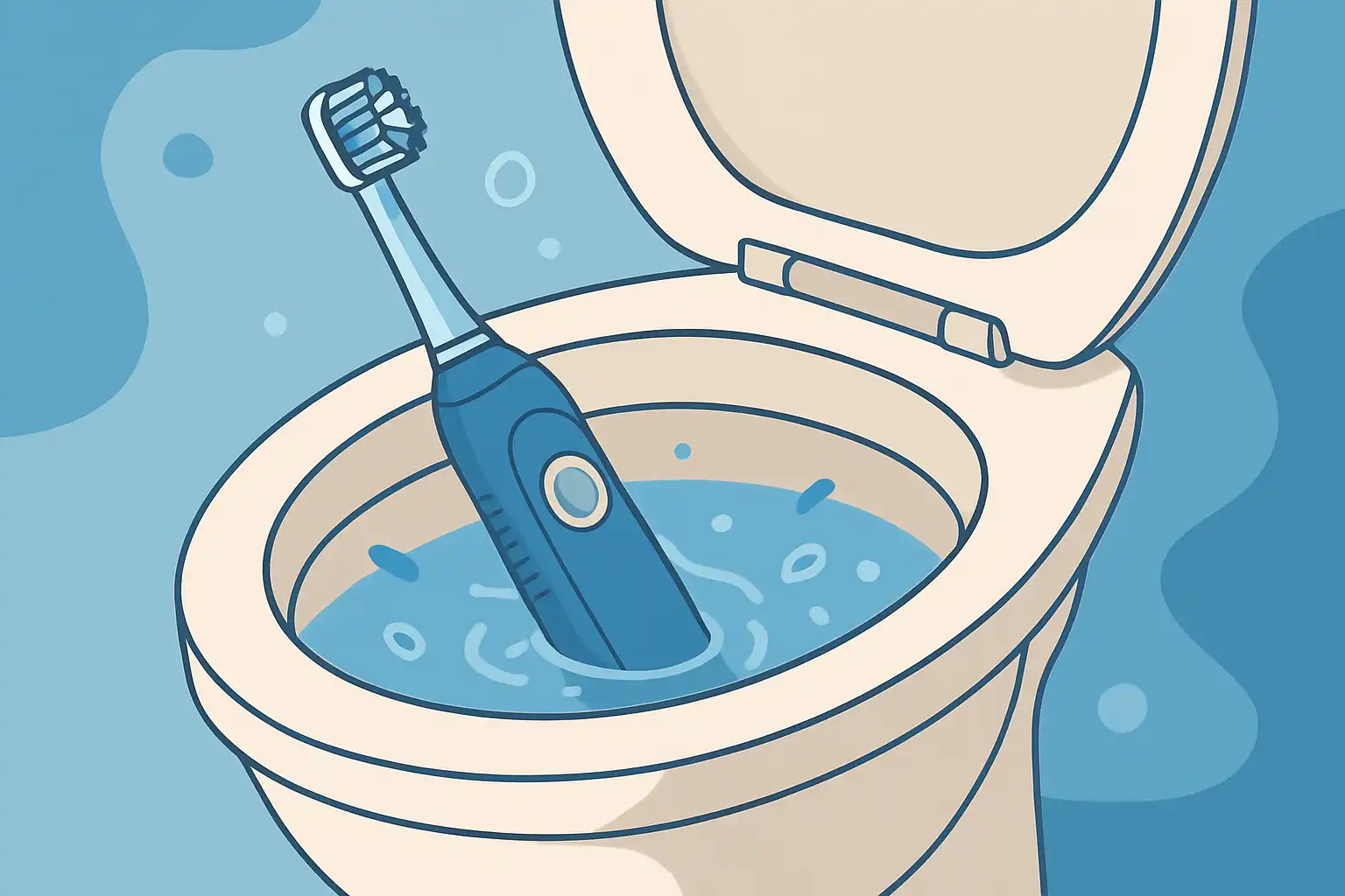Oeps, in het toilet gevallen: wat te doen met je elektrische tandenborstel