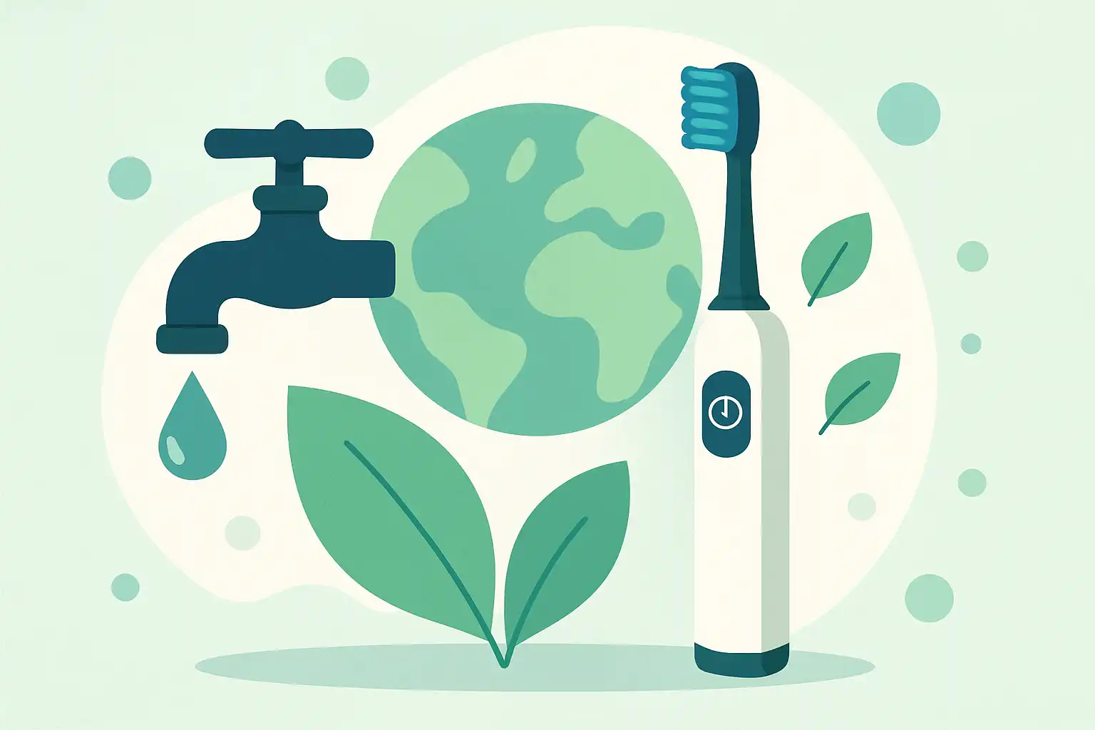 Poetsen met minder water: zo maak je je elektrische tandenborstel milieuvriendelijker
