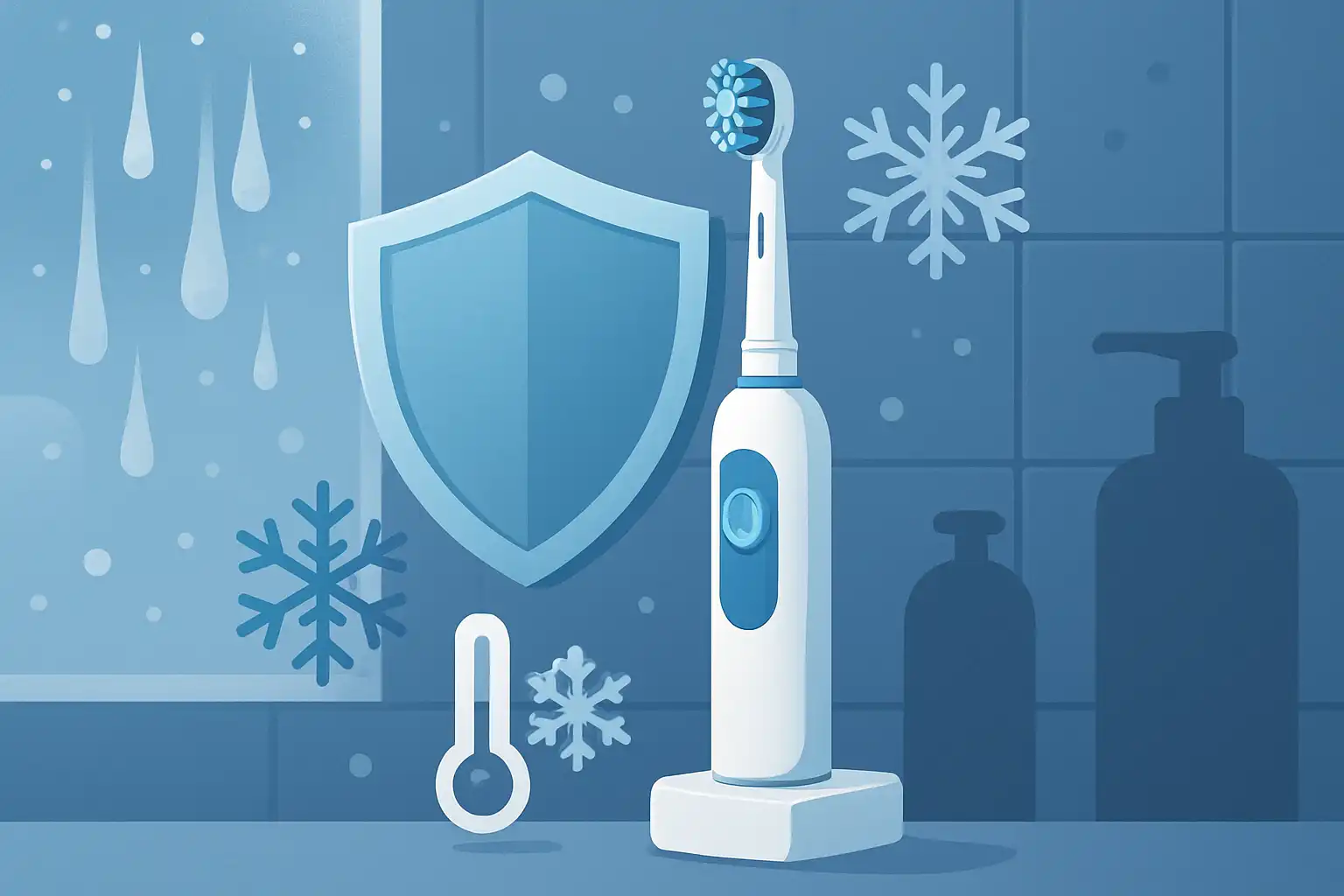 Winterproof poetsen: zo bescherm je je elektrische tandenborstel tegen kou en vocht in de badkamer