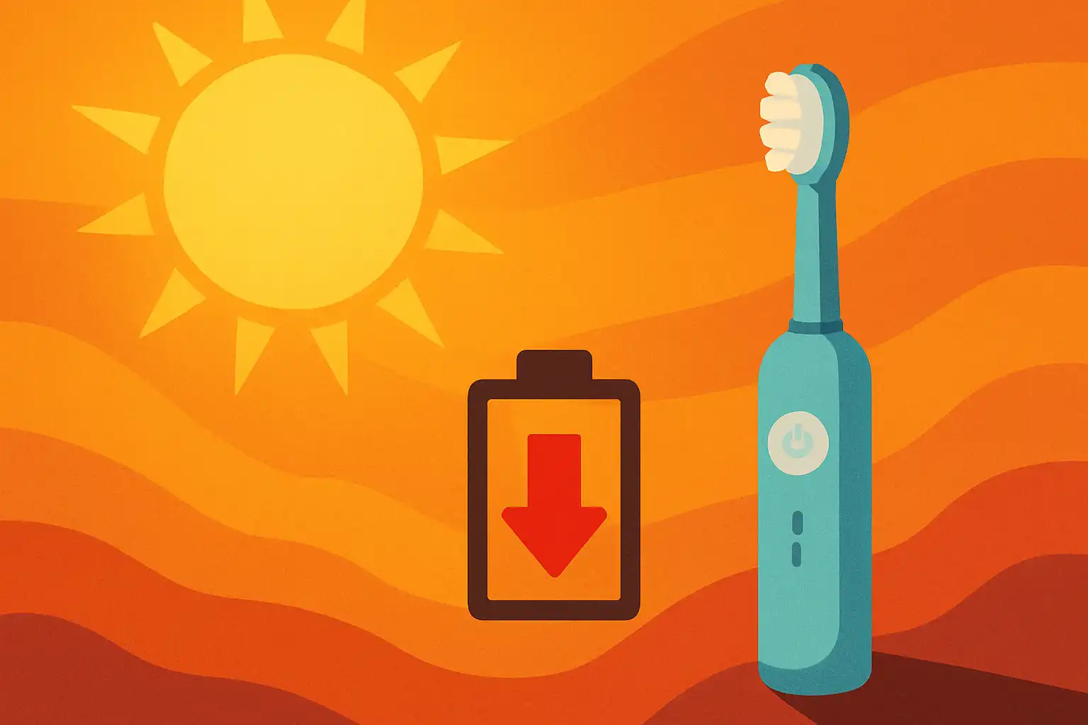 Zomerse hitte en je elektrische tandenborstel: waarom hoge temperaturen je batterij verpesten (en wat je wél moet doen)