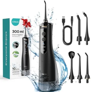 Draadloze Monddouche 2025 - 10 standen elektrische tandenreiniger met 300 ml watertank