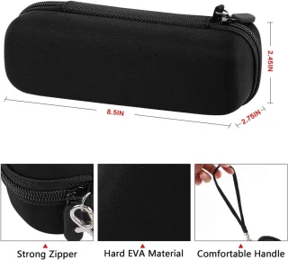 Reisetui voor tandenborstels voor Oral-B Pro 1000 2000 3000 3500 5000 7500 / voor Philips Sonicare ProtectiveClean 4100 6100 5100 6500 7500 Oplaadbare elektrische tandenborstel (alleen etui) - Zwart