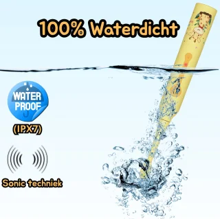 KT - Giraffe - Elektrische tandenborstel kind - Geel - Sonische elektrische kindertandenborstel 2+