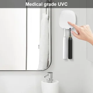 UV Tandenborstel Sterilisator met Wandmontage en Oplaadfunctie - Voor een Gezonde Mondhygiëne