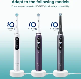 Elektrische tandenborstellader - geschikt voor Oral B iO7 iO8 iO9 - USB-interface oplader voor op reis