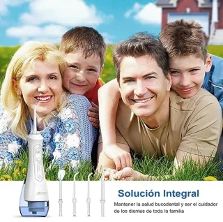Draagbare Oral Irrigator Met 5 Spuitmonden - 200 ml Capaciteit, IPX7 Waterdicht