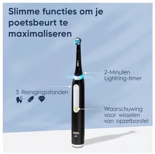 Elektrische Tandenborstel met Slimme Druk Sensor en 3 Poetsstanden
