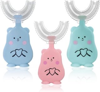 u-vormige tandenborstel - 360 tandenborstel - Tanden reiniger - Tandenborstel - Elektrische tandenborstel - Smartbrush Tanden - Smartbrush - Tandenborstel kind - Baby tandenborstel - Tandenborstel u vorm - Peuter tandenborstel - 3 stuks review