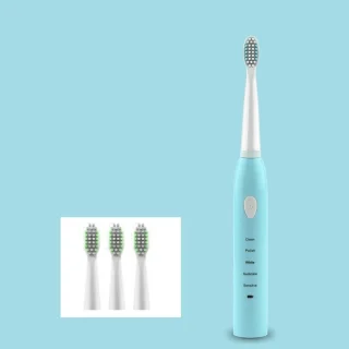 Ultrasone elektrische tandenborstel, oplaadbare, afwasbare whitening-tandenborstel - zwart