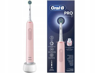 De Oral-B Pro 3 3000 - Elektrische Tandenborstel - Roze - 3 poetsmodi - Druksensor in één oogopslag