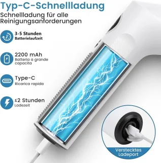 Elektrische Reinigingsborstel met Verwisselbare Koppen en 2 Reinigingsmodi voor Badkamer, Keuken en Auto