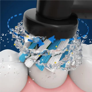 Oral-B Genius X 20000 - Luxe Edition Antracietgrijs - Elektrische Tandenborstel - 1 Handvat en 4 Opzetborstels