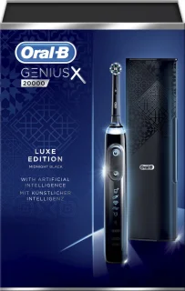 Oral-B Genius X 20000 - Luxe Edition Antracietgrijs - Elektrische Tandenborstel - 1 Handvat en 4 Opzetborstels