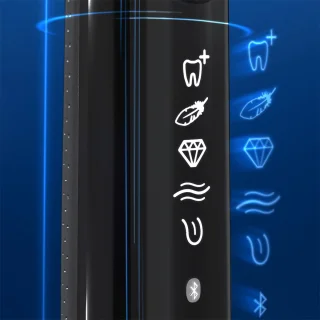 Oral-B Genius X 20000 - Luxe Edition Antracietgrijs - Elektrische Tandenborstel - 1 Handvat en 4 Opzetborstels