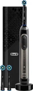 Oral-B Genius X 20000 - Luxe Edition Antracietgrijs - Elektrische Tandenborstel - 1 Handvat en 4 Opzetborstels