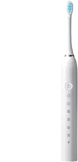 Bodybite - Sonische Elektrische Tandenborstel - 42000 Bewegingen 6 Modi IPX7 Waterdicht - Wit - BELISMILE