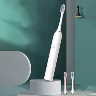 Bodybite - Sonische Elektrische Tandenborstel - 42000 Bewegingen 6 Modi IPX7 Waterdicht - Wit - BELISMILE