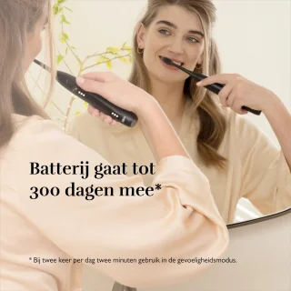 Silk'n SonicYou Elektrische Tandenborstel Geschenkset - met 2 opzetborstels en 2 beschermkapjes - Cadeau-idee - Matzwart