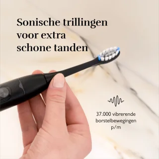 Silk'n SonicYou Elektrische Tandenborstel Geschenkset - met 2 opzetborstels en 2 beschermkapjes - Cadeau-idee - Matzwart
