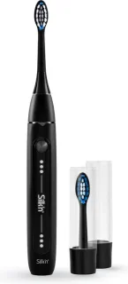 Silk'n SonicYou Elektrische Tandenborstel Geschenkset - met 2 opzetborstels en 2 beschermkapjes - Cadeau-idee - Matzwart