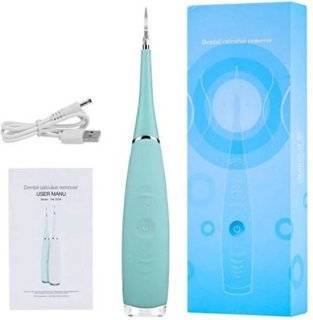 Elektrische tandsteen verwijderaar - Elektrisch Tandplak Verwijderen - Tanden Polijsten - Oplaadbare Sonische Tandsteen Verwijderaar - Blauw - 5 Standen review