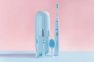 2x OMEO+365 Teeth&Face Elektrische Tandenborstel Blauw