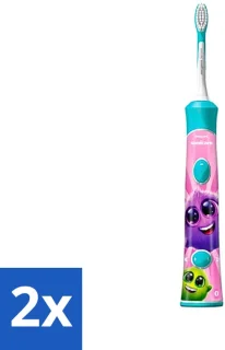 2x Philips Sonicare For Kids elektrische tandenborstel HX6322/04