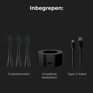 AENO DB2S Sonische Tandenborstel Zwart