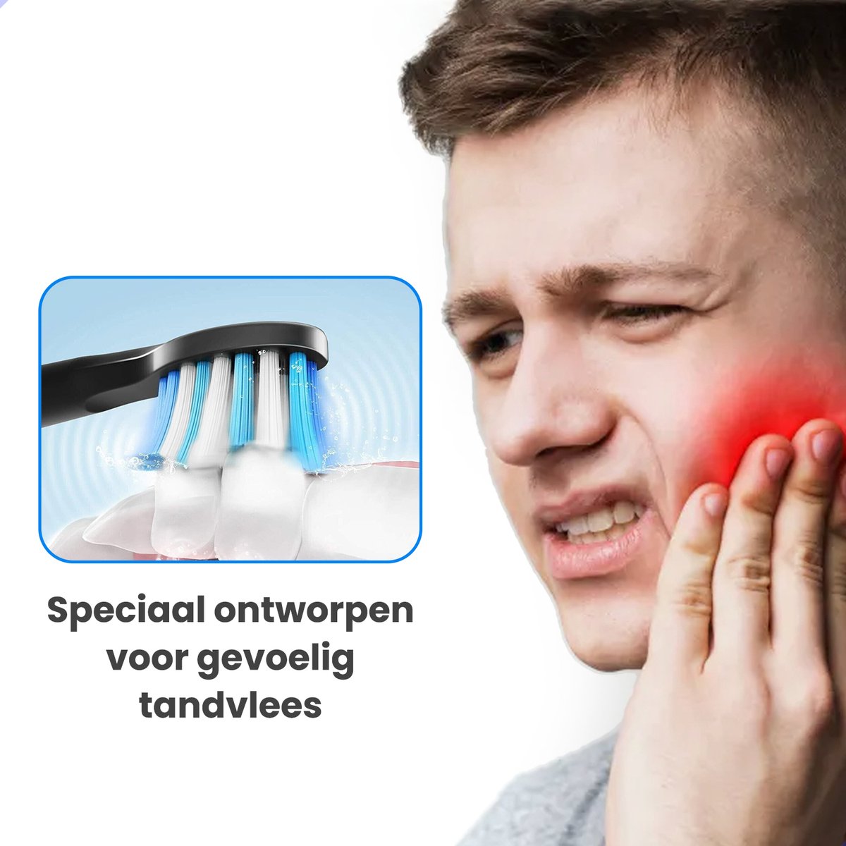 AG Opzetborstels 4 stuks voor AG350 Elektrische Tandenborstel