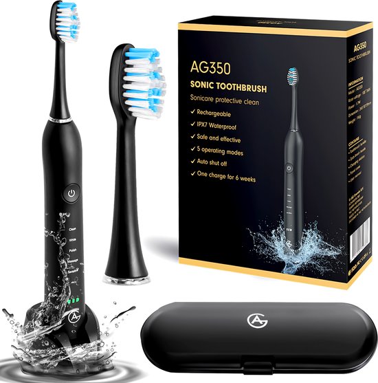 AG350: Krachtige sonische reiniging met extreem lange batterijduur