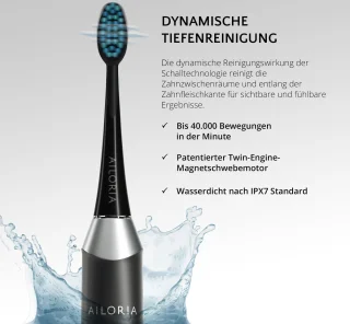 Ailoria Elektrische tandenborstel zwart