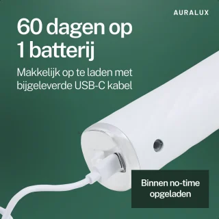 AuraLux Elektrische Tandenborstel met Waterflosser Wit