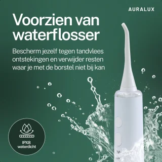 AuraLux Elektrische Tandenborstel met Waterflosser Wit