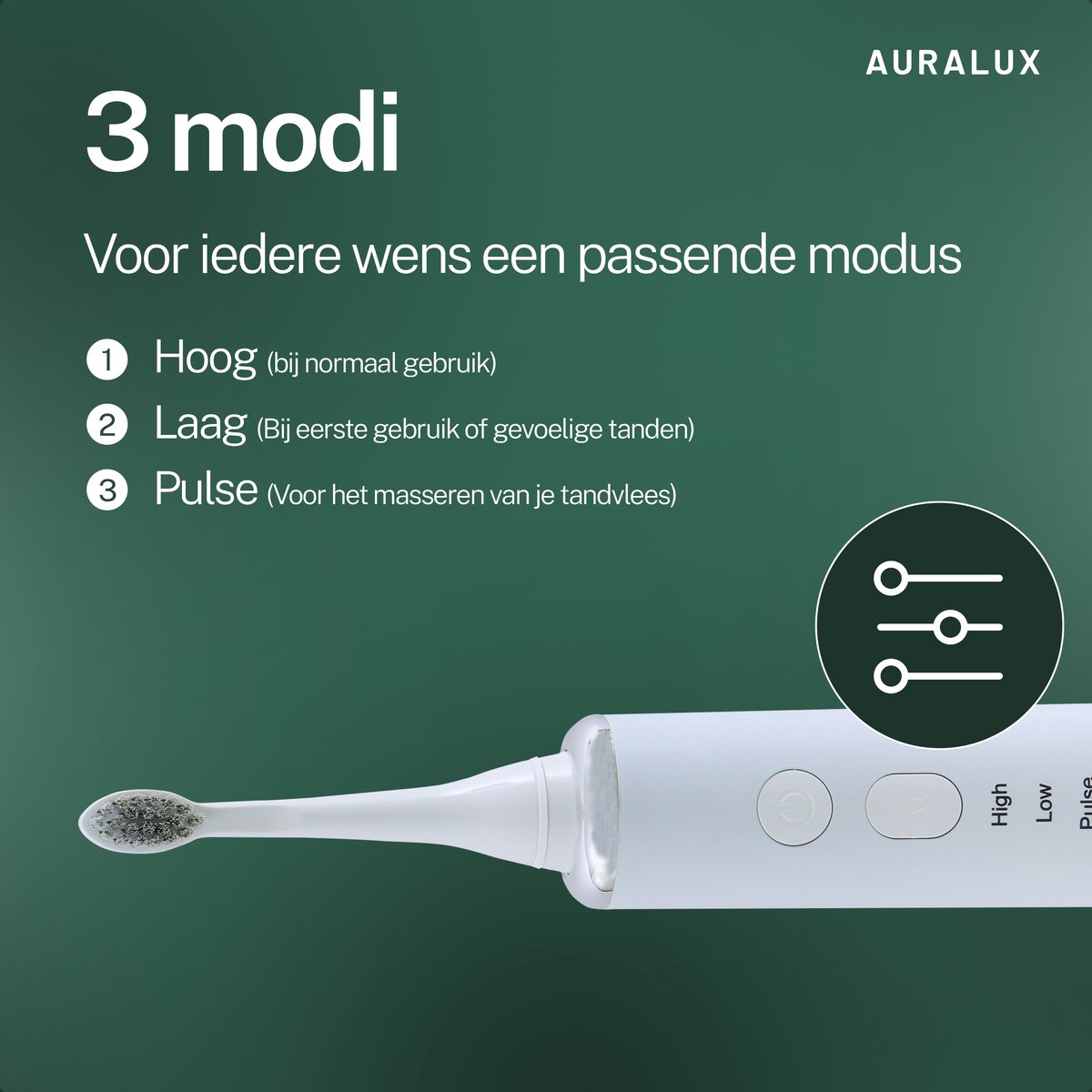 AuraLux Elektrische Tandenborstel met Waterflosser Wit