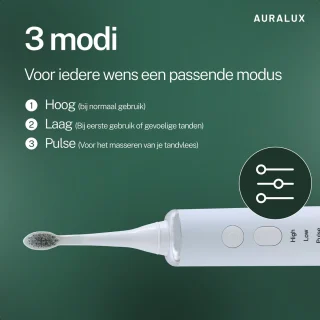 AuraLux Elektrische Tandenborstel met Waterflosser Wit