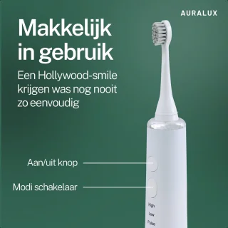 AuraLux Elektrische Tandenborstel met Waterflosser Wit