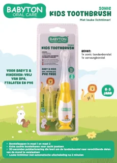BABYTON Sonic Elektrische Tandenborstel Baby en Kind